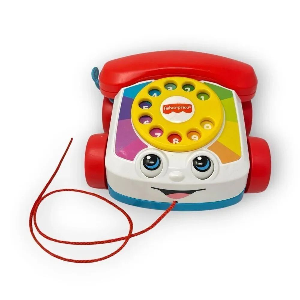 Fisher-Price Pull Along Chatter Telephone Classic Toddler Development Toy 2015